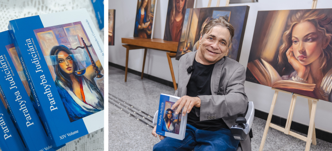Acesse a notícia completa: Revista Parahyba Judiciária é lançada na sede da JFPB com homenagem ao artista plástico Célio Furtado 