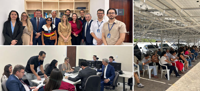 Acesse a notícia completa: Mutirão da 15ª Vara do Juizado Especial Federal em Sousa formaliza acordos em 84 ações por vício de construção  