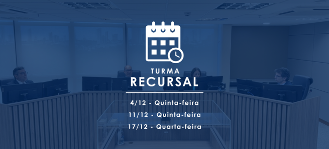 Acesse a notícia completa: JFPB divulga calendário das sessões de julgamento da Turma Recursal em dezembro 