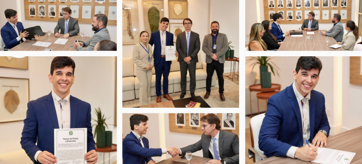 Acesse a notícia completa: Pedro Ivo toma posse como analista judiciário