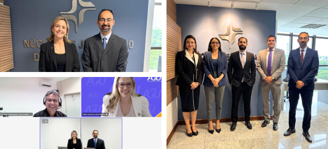 Acesse a notícia completa: Núcleo de Justiça 4.0 de Saúde Pública recebe representantes da AGU e do Estado da Paraíba 