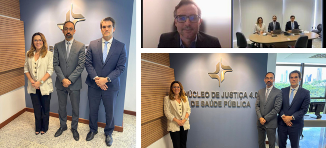 Acesse a notícia completa: Núcleo de Justiça 4.0 de Saúde Pública recebe visita da coordenação do Comitê Estadual de Saúde do CNJ na Paraíba