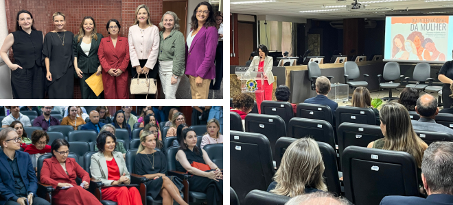 Acesse a notícia completa: Comissão de Incentivo à Participação Feminina da JFPB marca presença em debate sobre violência contra a mulher 