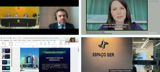 Acesse a notícia completa: JFPB participa da solenidade de abertura da IV Semana Regional de Conciliação e II Semana Nacional de Saúde 