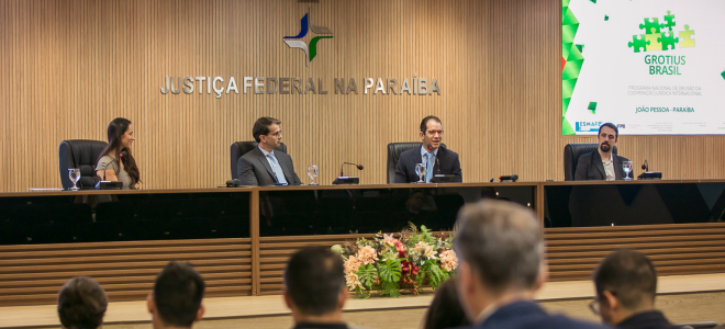 Acesse a notícia completa: JFPB sedia abertura do Programa Grotius com foco em cooperação jurídica internacional 