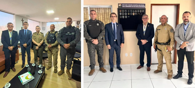 Acesse a notícia completa: Direção do Foro da JFPB realiza visita institucional ao BPChoque no encerramento de curso de segurança 