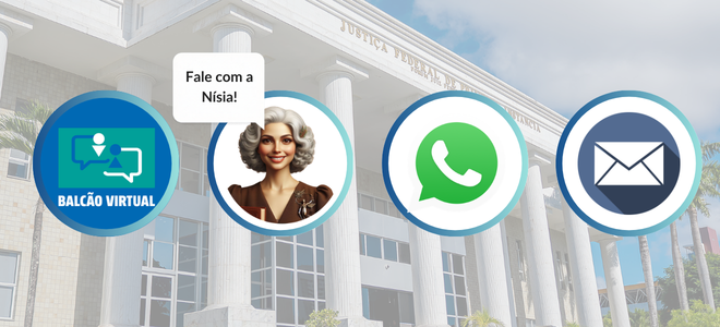Acesse a notícia completa: Justiça Federal perto de você: saiba como falar com a JFPB sem sair de casa