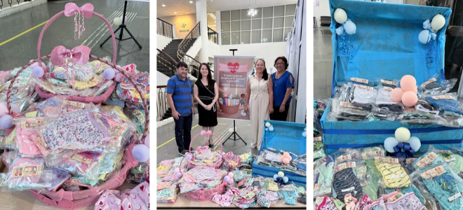 Acesse a notícia completa: Cejusc/JFPB entrega mais de 700 peças de roupas íntimas infantis ao projeto Cuca 
