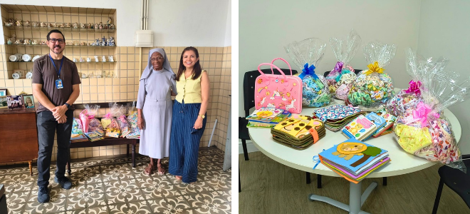 Acesse a notícia completa: Subseção de Campina Grande entrega roupas íntimas infantis à Casa da Criança Dr. João Moura 